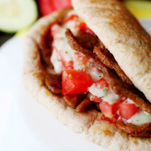 Gyros with Tzatziki Sauce Recipe